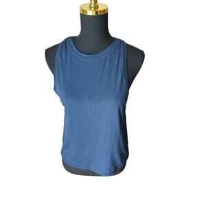Athleta Blue Heathered Women’s Muscle Tank Top Size Medium
